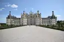 The Château de Chambord at the end of its wide gravel approach