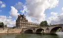 The Louvre's Pavillon de Flore and the Pont Royal over the Seine