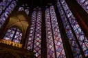 Stained-glass windows of the upper chapel of Sainte-Chapelle