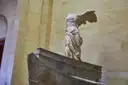 The Winged Victory of Samothrace statue in the Louvre